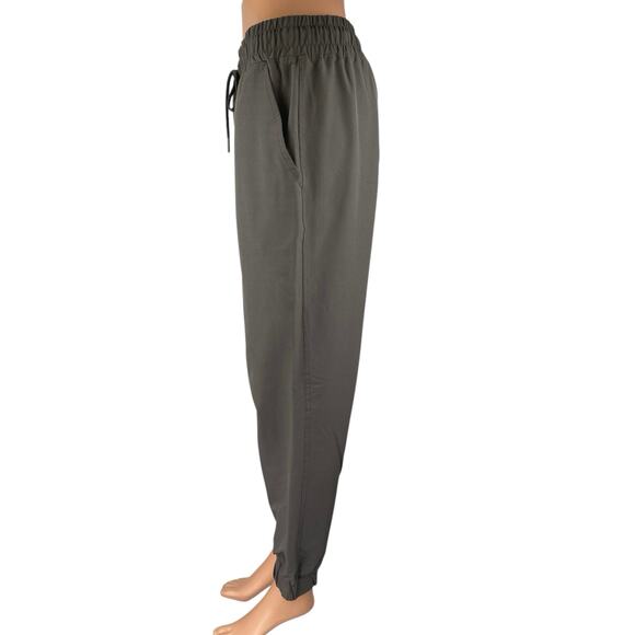 Mondetta Women's Brown Elastic Waist Drawstring Tapered Trousers Joggers Pants M - Picture 2 of 5